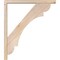 Ekena Millwork Olympic Block Smooth Bracket w/ Offset Brace, Douglas Fir, 3 1/2"W x 26"D x 30"H BKT0402X26X30OLY05SDF - alternate 3